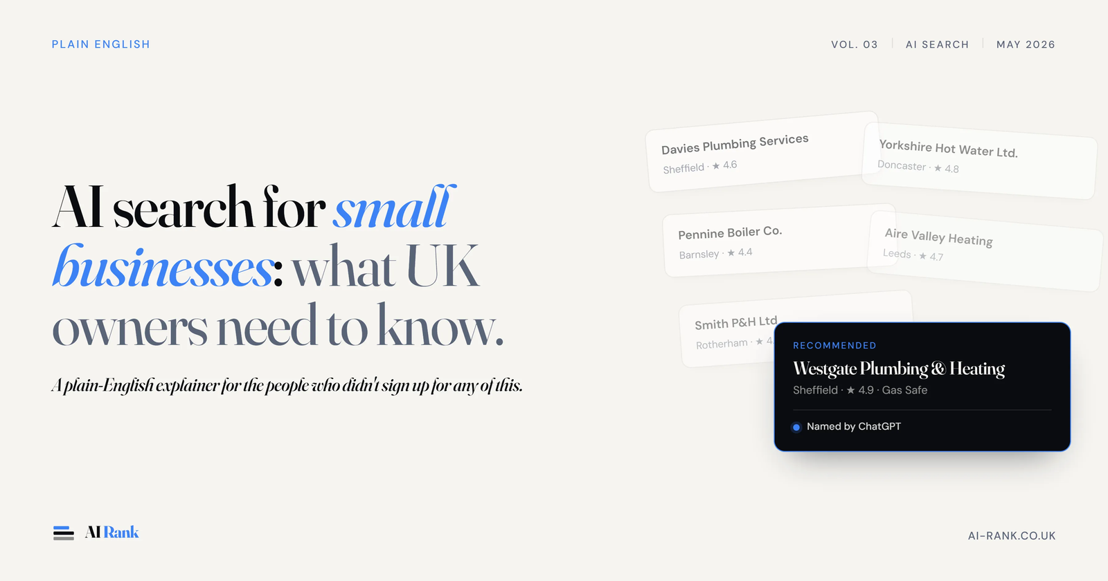 AI Search for Small Businesses: What UK Owners Need to Know